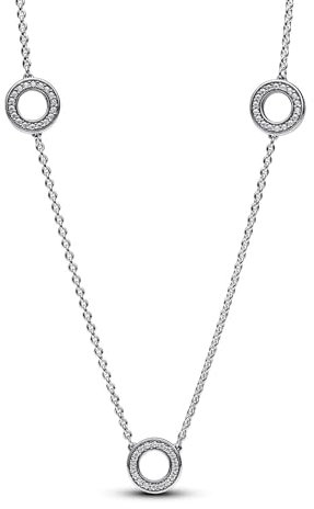 PANDORA Signatur 393162C01-50 Kreise Halskette