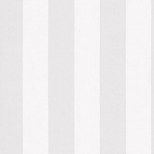 82258 Industrial Effects White Grey Stripes Wallpaper