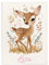 Pictogogo Personalisierte Babydecke mit Namen und Datum - Kuschelige Meilensteindecke aus Minky-Fleece, Ideal als Geburtsgeschenk (Kitz)