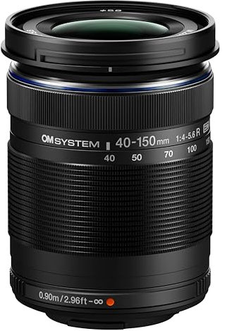 OM SYSTEM M.Zuiko Digital ED 40-150mm f/4-5.6 R Obiettivo per Micro Quattro Terzi, Nero