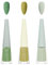 Nail Varnish Set,3PCS Matte Nail Polish,Natural Water Based Long Lasting No Need Cure,Matcha Milk Green Nail Polish Set for Women DIY Nail Art at Home,10ML (Green, One Size)