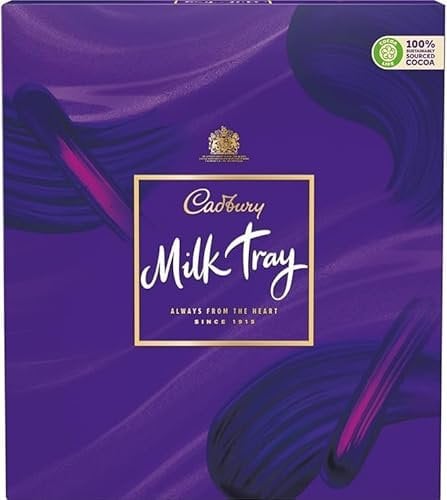 Milk Tray Chocolate 360G Perfect For Birthday, christmas, new year 2024.(NEW PACK) with 3 free christmas card.