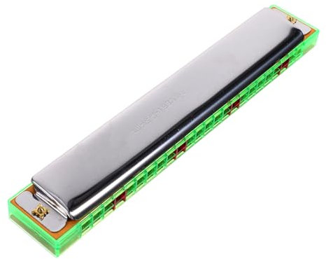 Mikinona 2 Stück Anfängerfreundliche -loch-metallmundharmonika in C-tonart für Kleinkinder