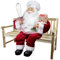 Christmas Paradise Sitzender Weihnachtsmann 45cm Deko-Figur Kantenhocker Santa Nikolaus (Nicolas)