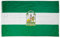 Bandera XL de Andalucía para Exterior, 225x150 cm, Balcón Reforzado con 2 Ojales Metálicos (Andalucía, 225x150CM)