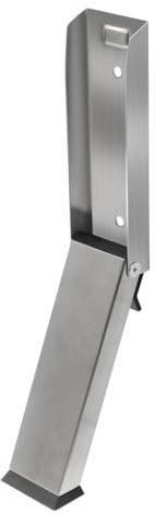 Door Stopper,Foldable Portable Kick Down Door Stop, 2 Installation Methods Easy Pedal for Door Bottom