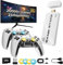 Console di gioco retrò wireless, bastone da gioco retrò, gioco nostalgico, uscita HDMI 4K, plug and play, bastone per videogiochi integrato in 20000 giochi + scheda SD (64G)