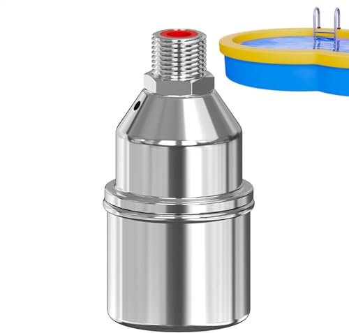 Schwimmerventil, Schwimmerventil für Wassertank - Automatisches Poolfüllventil | Autofüllung und Ausschalten, Stahlstahl -Wasserlinie -Controller für Schwimmbad