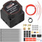 Trennrelais 12v Komplettset, 120V 140A Manueller & Automatischer Modi Batterie Trennrelais mit 2m Kabel, Trennrelais 12v Zweitbatterie für KFZ Wohnmobilen LKW SUV RV ATV