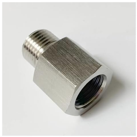 M10x1 Female To M12x1.75 Male 304 Stainless Steel Pipe Fitting High Pressure Coupler