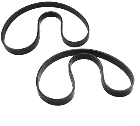 Vasiumic Bandsägen-Gummiband für 20,3-35,6 cm Holzbearbeitungsbandsäge, 2 Stück, schwarzer Gummiring mit Verschleißfestigkeit und Zähigkeit, kompatibel mit Scrollrad (für 22,9 cm)