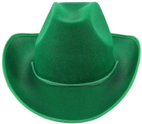 LABRIMP Western Cosplay Hut mit Verstellbarem Kordelzug Damen und Herren Cowboyhut aus Strapazierfähigem Stoff Kostüm Accessoire für Party und Fasching