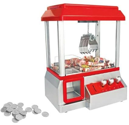 Youyijia Candy Grabber Candy Machine Dispenser Machine Game Candy Clip | Dispenser Grab Hand Slot Machine Red