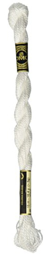 DMC Pearl Cotton Skein Size 3 16.4yd, White