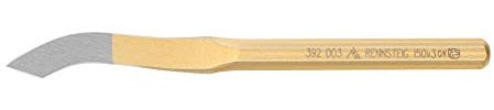 Rennsteig Painted Grooving Chisels, Gold, 4 mm
