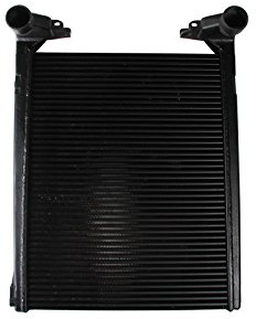 NISSENS 96967 Ladeluftkühler/LLK Anschluss links gerade Anschluss rechts gewinkelt Turbokühler Kompatibel mit RENAULT TRUCKS Premium 5001837172 755843 5001837174