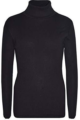 A2Z 4 Kids Girls Polo Neck T Shirt Ribbed Cotton Polo - Polo Neck Black 3-4