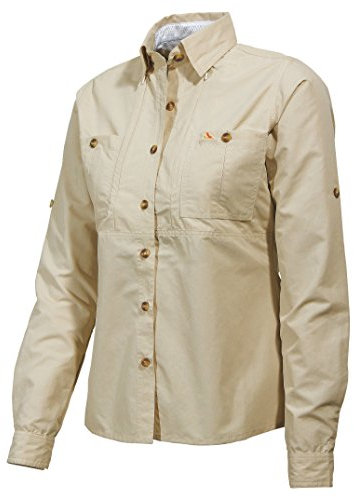 ViaVesto Damen Senhora Eanes Bluse, Sand, XL