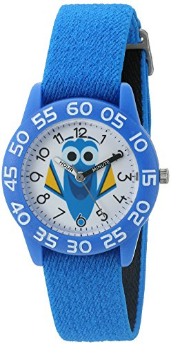 Disney Boy's 'Finding Dory' Quartz Plastic and Nylon Watch, Color:Blue (Model: W003017)