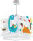 Dalber Lampe kinderzimmer, kinderlampe Pendelleuchte Hängelampe, Deckenleuchte Kinder, Deckenlampe kinderzimmer, Dinosaurier Dinos, 73452, E27, Mehrfarbig