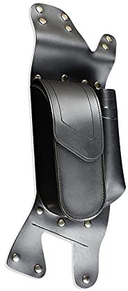 HDBUBALUS Sacoche de Selle Gauche avec Porte-Bouteille pour Harley Touring 1993–2017