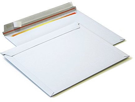 Versandtaschen weiß Vollpappe Karton (Querbefüllung)- 275x353mmbis 50mm Füllhöhe (PS.164) (25)