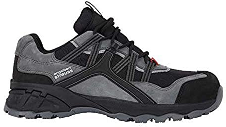 Engelbert Strauss 93613-44/Cement/Black Sicherheitshalbschuhe Pallas Low, 44,7Zement/Schwarz