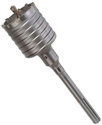 Scie à Cloche Trépan Couronne Carotteuse à Sec pour marteau perforateur SDS Max 55 mm de diamètre complet pour marteau perforateur SDS MAX 350 mm