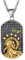 Richsteel vergoldet sternzeichen anhänger Jungfrau sternbild halskette gold herren dog tag anhänger