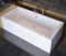 BADLAND Badewanne Original Weiß Acryl Wanne Rechteck QUADRO 190x90 KOMPLETTSET SET mit Weiß Acrylschürze + Füßen und Exklusive Chrom Automatik Ablaufgarnitur Made in EU 4in1