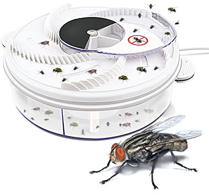 Yaciw Electric Fly Trap, Fly Trap Pest Device Insect Catcher Automatic Flycatcher Fly Trap Pest Reject Control Catcher Insect Repellents Tools