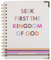 Mary Square Seek First Kingdom of God Notizbuch, 19 x 22 cm, Papier
