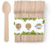 GREENBOX Umweltfreundliche Einweg Löffel Holz I Holzbesteck Suppenlöffel Holzlöffel Einwegbesteck I biologisch abbaubar und kompostierbares Besteck I 100 x Einweglöffel 14cm