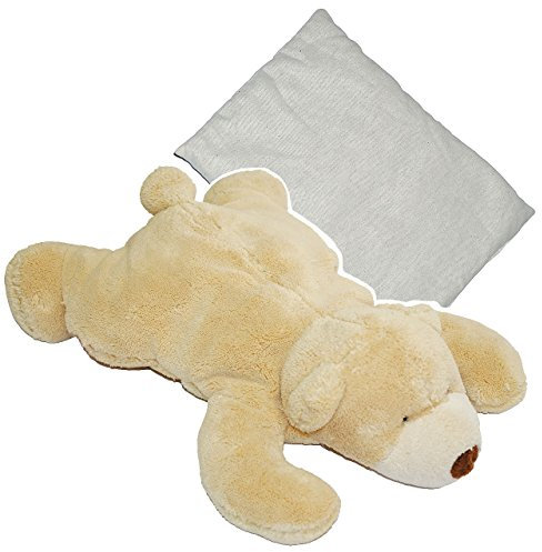 alles-meine.de GmbH großes Dinkelkissen/Plüschtier - Teddy - 36 cm - Wärme/Wärmekissen - Heizkissen mit Dinkel - Teddybär - groß Kuscheltier - Körnerkissen Tier/für Kin..