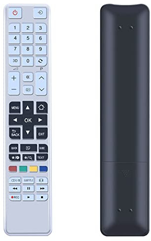 TCNOUMT CT-8040 Fernbedienung Ersatz für Toshiba TV 40L5435DG 40L5443DG 40L5441DG 40L5445DG 40T5435DG 45DG 48L5455R 48L5435DG 48L5443DG 48T5435DG 48L5445DG 48T5DG 55L5445DG
