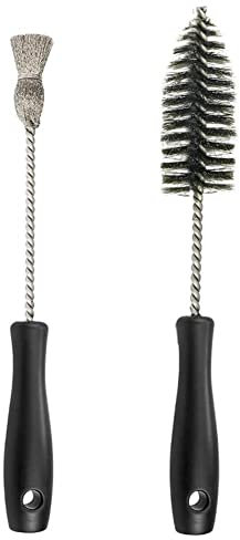 iSpchen Lot de 2 Brosses De Nettoyage Pour Alésage Et Manchon D'injecteur Diesel Brosses De Nettoyage En Acier Inoxydable Pour Décontamination Des Injecteurs Diesel Ca-Ter-Pi-Llar