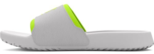 Under Armour Women's Ignite Select Slide Sandal, (100) Distant Gray/Distant Gray/High-vis Yellow, 6.5 UK