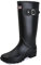 Rumkok Gummischuhe Damen, Original Wasserdicht Anti-Rutsch Atmungsaktiv Regenstiefel Damen, Schwarz, 39 EU