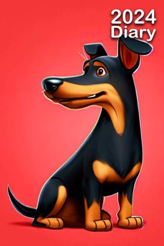 2024 Diary: Beauceron | A5 Week to View Dated from Jan 2024 to Dec 2024 | Weekly Planner Agenda Personal Organiser