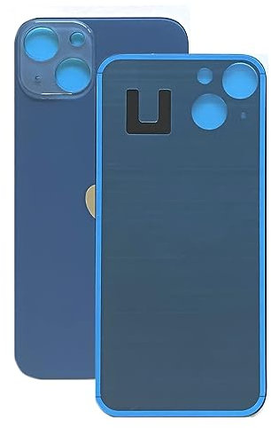 Backcover Akkudeckel passend für iPhone Serie 14 Ersatzrückglas mit vergrößertem Kameraloch für einfache Montage. OEM (Blau)