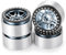ZHRCFUN 4 Stücke 1,9 Zoll RC Beadlock Felgen Aluminiumlegierung Räder Felge für alle TRX4 SCX10 RC Crawler Upgrade, Titan