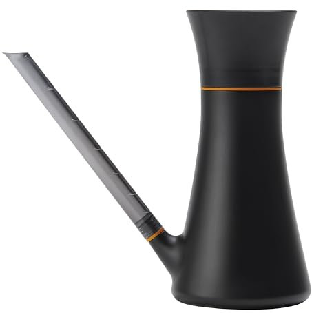 Fiskars Indoor & More Wasserkanne (1,2 l) - Schwarz - Harz - 30% Recycelt