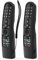 MOSHOU 2 pièces LG Magic Control 2022/2023 MR22GA/MR23GN Compatible avec la télécommande LG TV, MR22GN, MR21GA, OLED QLED Étui télécommande LG Smart TV Magic Control Housse de protection, (Noir)