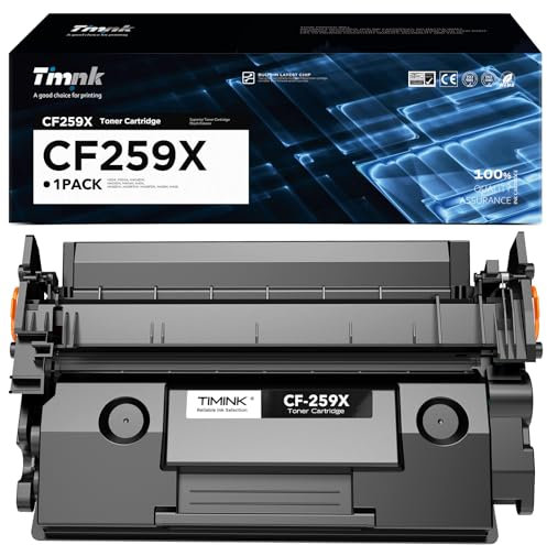 Timink 59X (CF259X) Toner Schwarz mit hoher Kapazität für HP Laserjet Pro MFP M428fdw M428dw M428fdn M404dn M404n M404dw M428 M404 M304 Drucker (mit Chip)