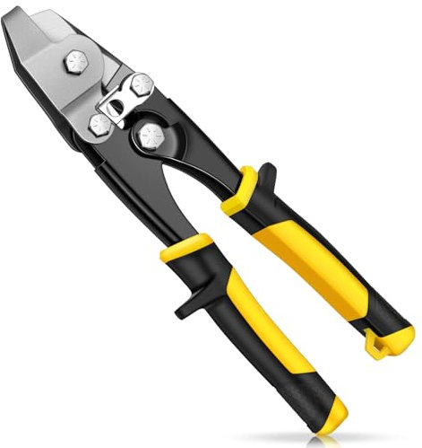 Leriton Blech-Handkerbe, V-Auskerbungswerkzeug, schneidet 30 Grad, V-Einkerbung, Kerbwerkzeug, Rohre, HVAC-Werkzeug für Kanalarbeiten, Vinylverkleidungen und Nahtdächer