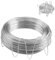 Riisoyu Basteldraht, 3mm x 20m Draht zum Basteln Weich Schmuckdraht Aluminiumdraht Biegsamer Draht Zum Basteln für Schmuck Dekoteile DIY-Skulpturen Kranzherstellung Schmuckherstellung,Silber