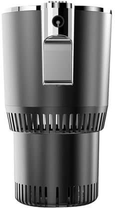 Smart Car Hot and Cold Cup Holder Rapid Heating and Cooling Insulated Electric Beverage Mug for Car Home Office Travel Portable Temperature Control Cup Accessory, Smart Cup for car, Heated Travel Mug