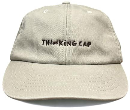 Vivian Flytrap Unisex Thinking Cap Gewaschen Bestickt Dad Baseballkappe - Cream