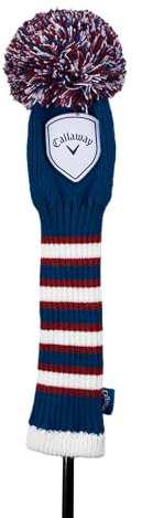 Callaway Copritesta per mazza da golf con pompon 2025 - Deep Sea, Driver, Blu Navy