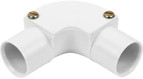 Electrical Conduit System, 20mm White PVC, Boxes, Bends, Tees and Accessories (INSPECTION ELBOW) (INSPECTION ELBOW WHITE)